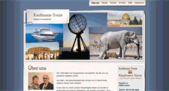 Desktop Screenshot of kaufmanntours.de